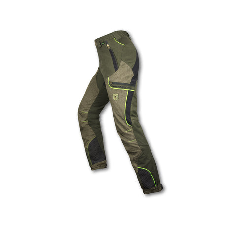 Pantalone tecnico impermeabile Trabaldo Warrior Pro verde con rinforzi Titanial e Ketratex stretch