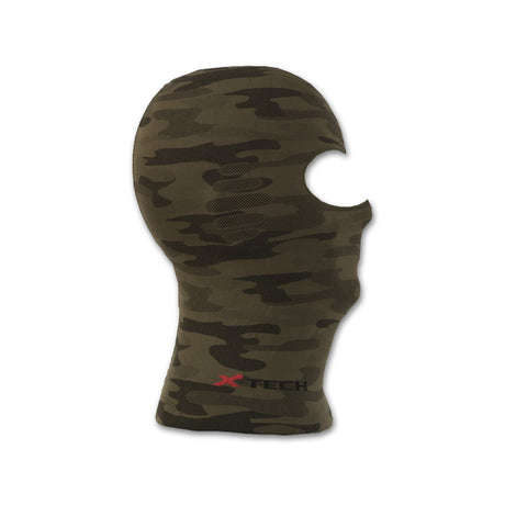 Passamontagna tecnico XTech XT106 mimetico aderente per outdoor e caccia