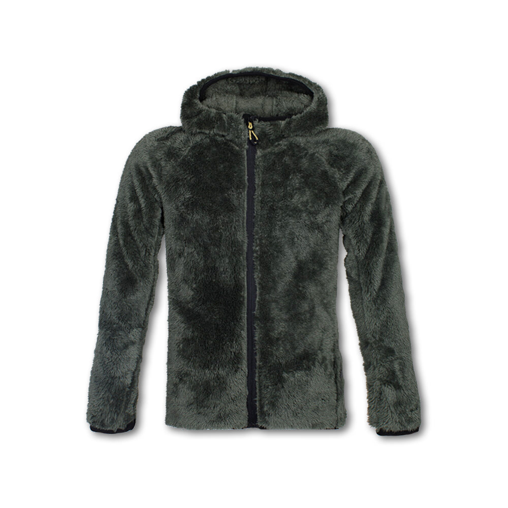 Furry Junior Fleece Zotta Forest pile caldo con cappuccio per bambini