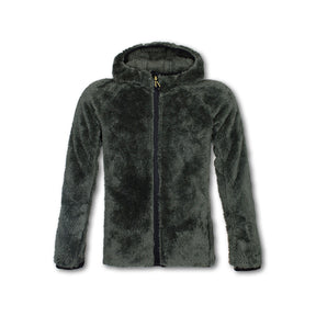 Furry Junior Fleece Zotta Forest pile caldo con cappuccio per bambini