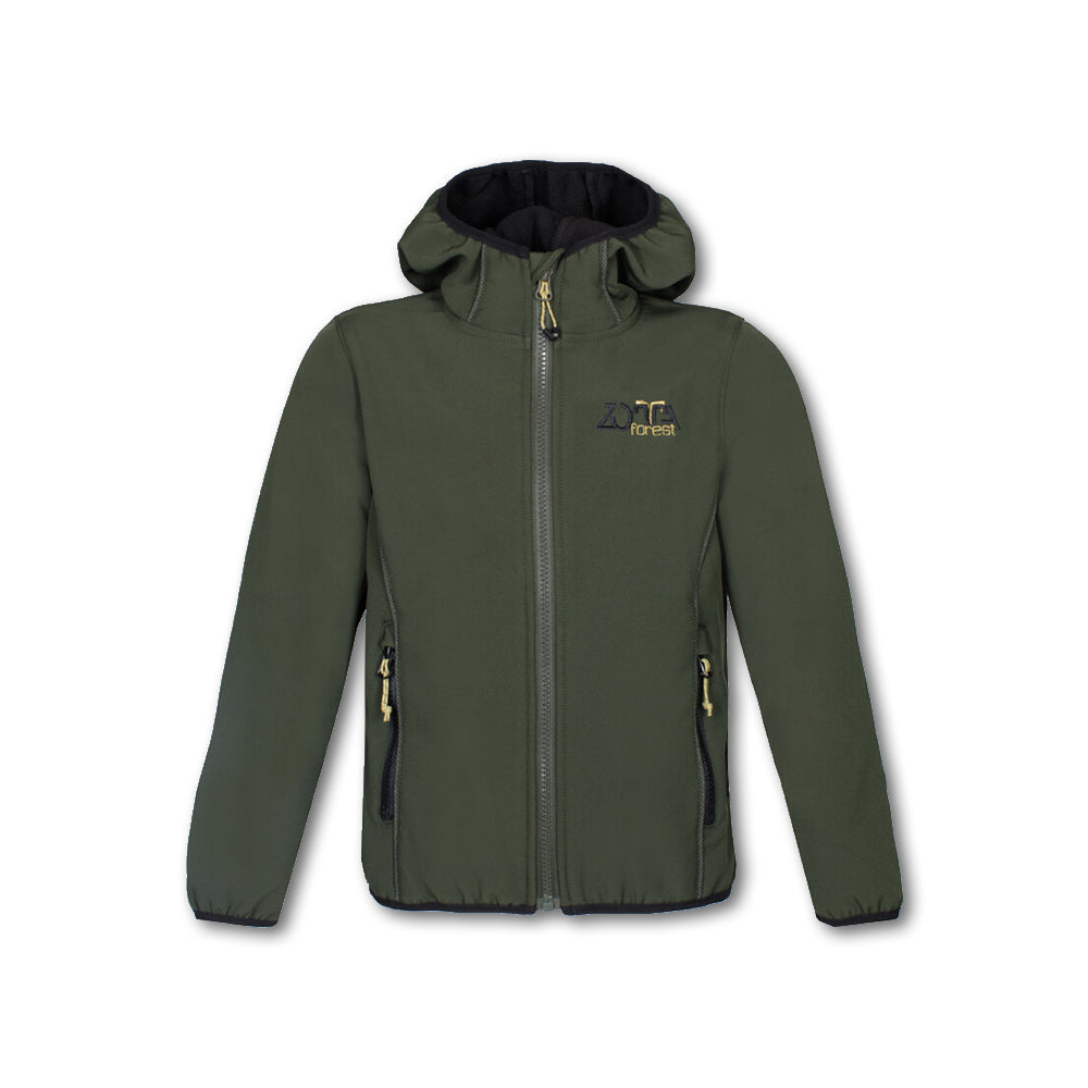 Giacca Zotta Forest Laos Junior verde impermeabile per bambini