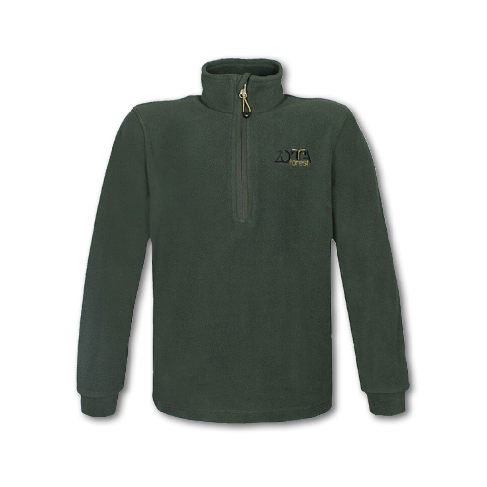 Pile Tempus Junior Fleece Zotta Forest verde morbido e caldo per bambini