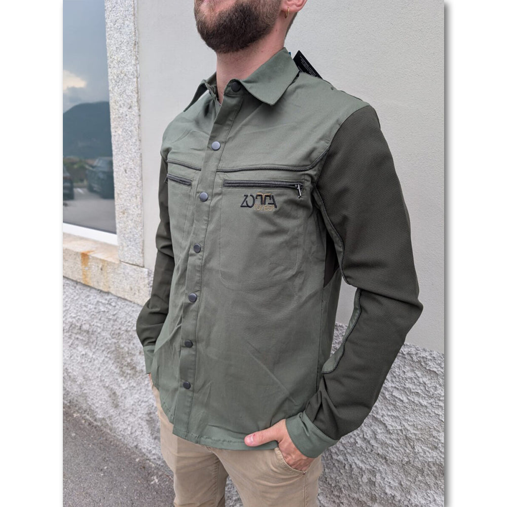 Camicia uomo Zotta Forest Jungle Man Shirt in cotone naturale