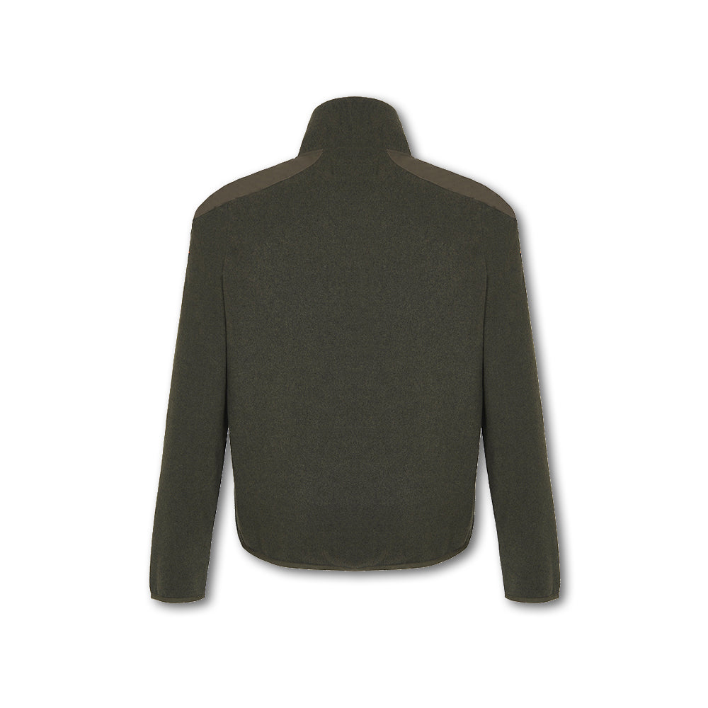 Pile Lima Man Fleece Zotta Forest uomo melange tecnico con zip