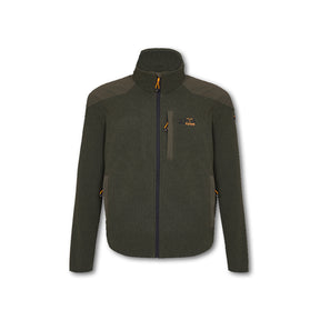 Pile Lima Man Fleece Zotta Forest uomo melange tecnico con zip
