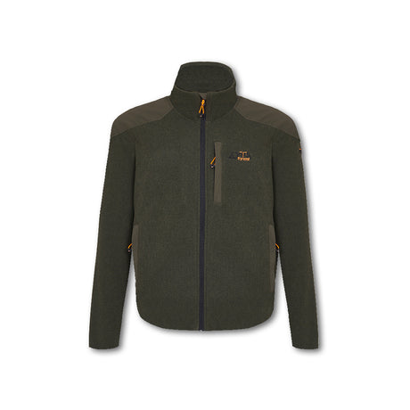 Pile Lima Man Fleece Zotta Forest uomo melange tecnico con zip