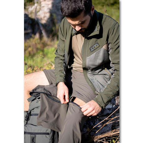 Pile Buzzard Man Fleece Zotta Forest uomo in tessuto waffle tecnico