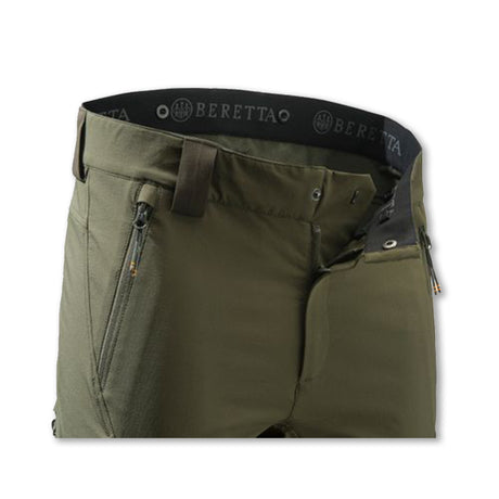 Pantaloni da caccia Beretta Bymark uomo leggeri e resistenti verde